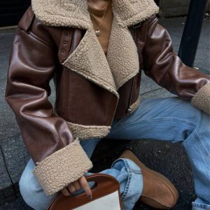 AUDREY Μπουφάν Δερμάτινο