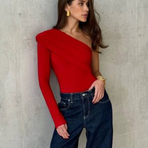 ELEGANCE φανέλα κορμάκι με ένα ώμο